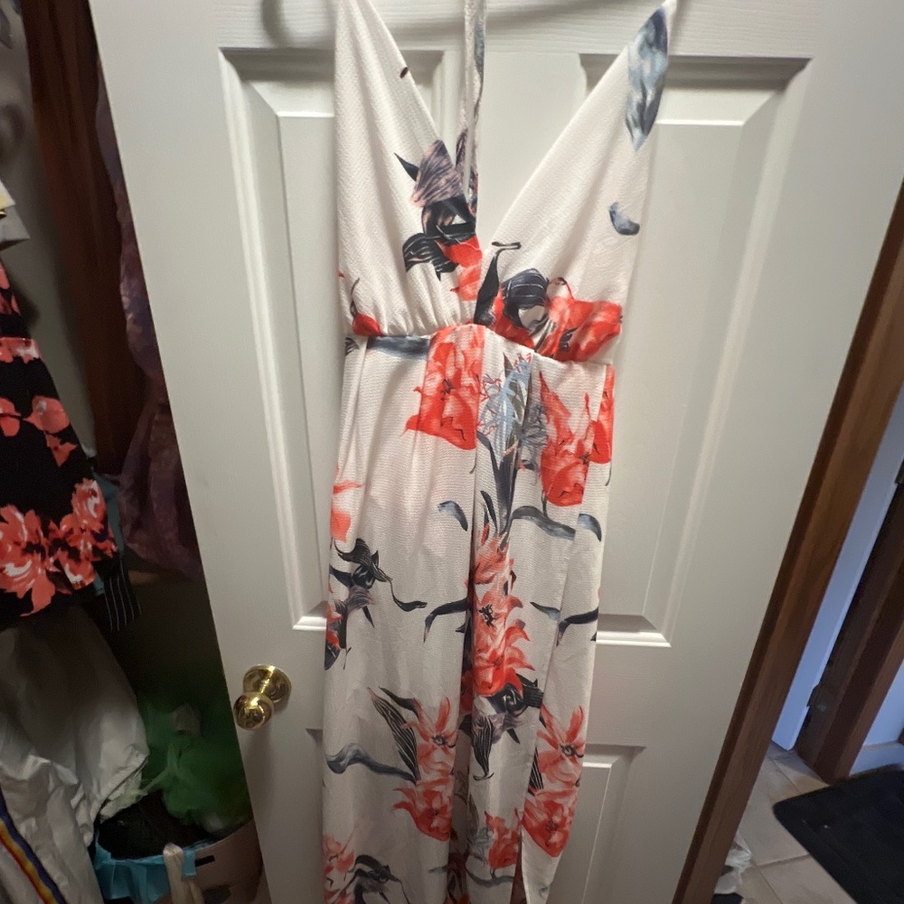 Long floral dress